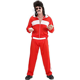 80'er Træningsdragt Rød