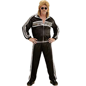 80'er Træningsdragt Sort