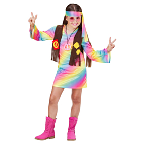 Hippiepige Børnekostume