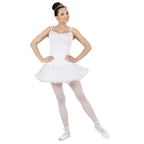 Smuk Hvid Ballerina Kostume