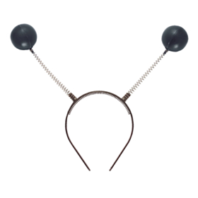 Antenne Hårbøjle Sort