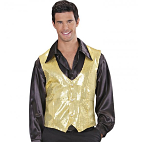 Guld Vest med Glimmer