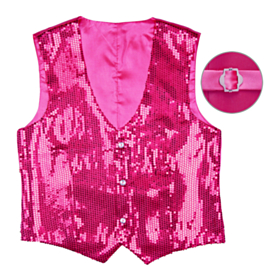 Glittervest Pink