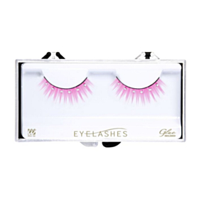 Strass Øjenvipper Lyserød