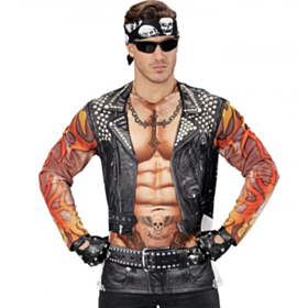 All-in-one Rocker Bluse