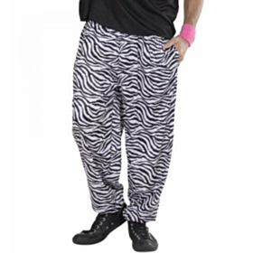 80'er Hiphop Zebra Bukser