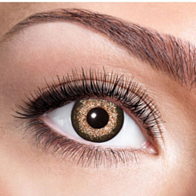 Halloweenlinser Brun