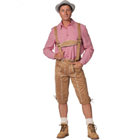 Trekvart Tyrolerbukser Lysebrune