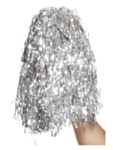 Metallisk Pom Pom Sølv