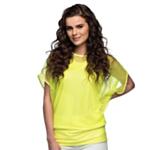 Fiskenet Bluse Neongul