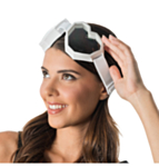 Hjerte Partybriller Goggles Hvid