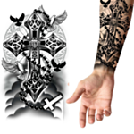 Gotisk Kors Falsk Tatovering