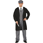 Engelsk 20'er Gangsterkostume Grå