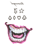 Suicide Squad® Joker Falske Tatoveringer