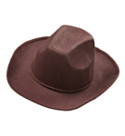 Realistisk Brun Cowboy Hat