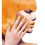 Neon Negle Orange