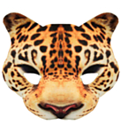 Leopard Halvmaske