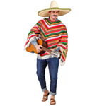 Mexicansk Fiesta Poncho