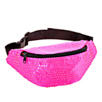 Paillet Bæltetaske Neonpink