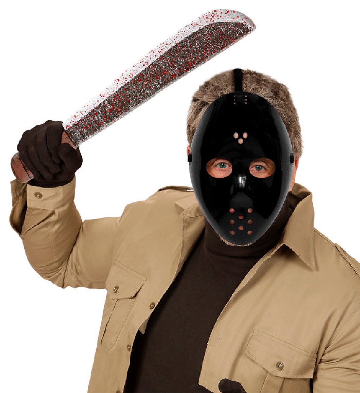 Sort Hockey maske