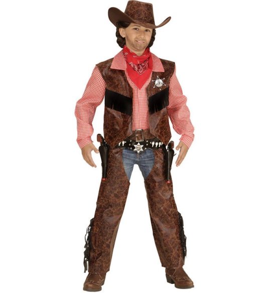 USA Inspiration Elektriker Cowboy Børnekostume kostume