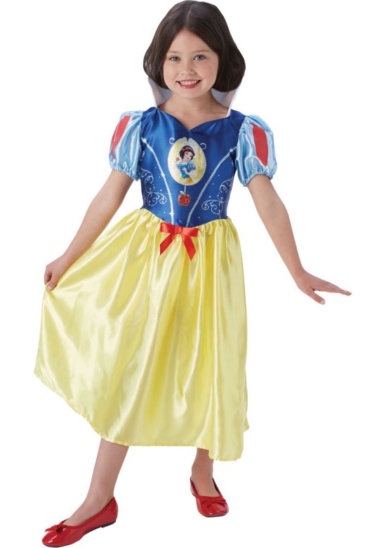 Citron Åben pels Disney® Snehvide Børnekostume