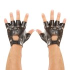 Læderlook Fingerhandsker