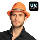 Gangster Fedora Neon Orange