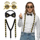 Dollar Party Outfit Guld/Sort