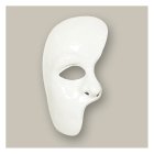 Phantom Halvmaske Hvid