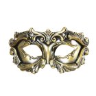 Deluxe Colombina Maske Bronze