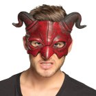 Dæmon Halvmaske Rød