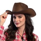 Rodeo Cowboy Hat Brun