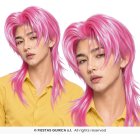 K-Pop Rock Paryk Lyserød