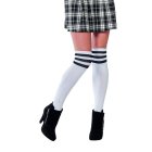 Cheerleader Knæstrømper Hvid
