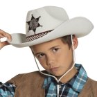 Børnecowboyhat Hvid