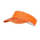 Glitter Solskærm Kasket Neon Orange