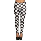 Racing Leggings Sort Hvid