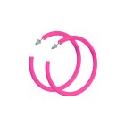 Hoops Øreringe Neonpink