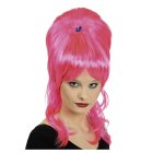 Retro Bighair Paryk Pink