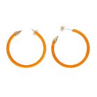 80'er Hoops Øreringe Neonorange