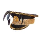 Burning Man Kaptajnhat Sort/Guld