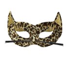 Blød Leopard Øjenmaske