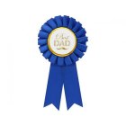 Best Dad Medaljerosette Blå