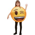 Blinkende Smiley Emoji Børnekostume