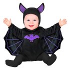 Flagermus Babykostume Sort/Lilla