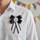 18th Birthday Medaljerosette Sort/Hvid