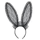 Blonde Bunny Ører Sort