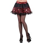 Paillet Tutu Nederdel Rød/Sort