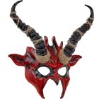 Shaman Djævlemaske Rød